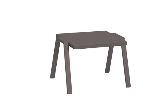 Taupe Aluminum Side Table By Homeroots | Side Tables | Modishstore