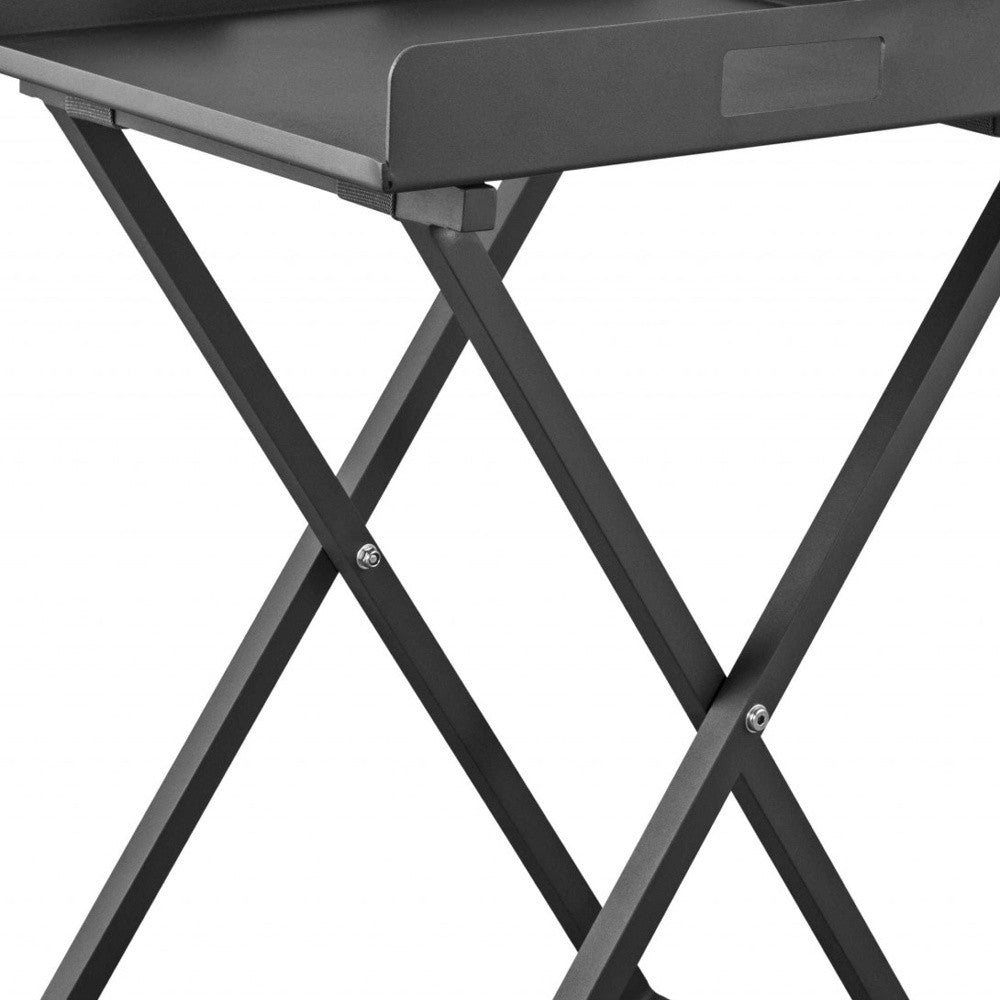 Gray Aluminum Indoor Outdoor Tray Table By Homeroots | TV Tray Tables | Modishstore - 6