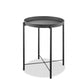 Powder Aluminum Side Table By Homeroots - 372277 | Side Tables | Modishstore