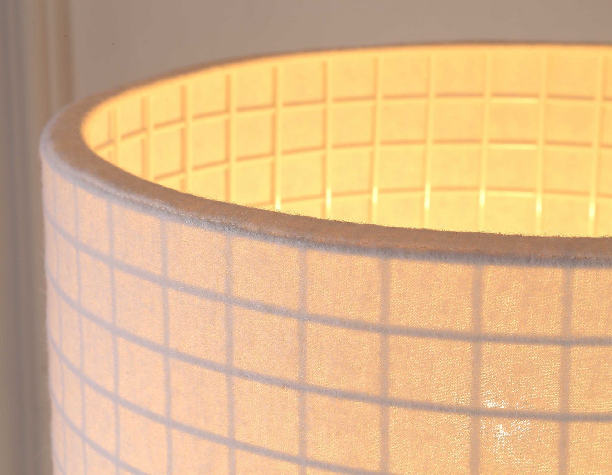 White Fabric Table Lamp | Table Lamps | Modishstore - 2