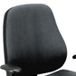 Charcoal Tilt Tension Control Fabric Chair By Homeroots | Office Chairs | Modishstore - 3