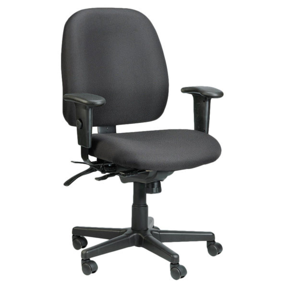 Navy Tilt Tension Control Fabric Chair By Homeroots | Office Chairs | Modishstore - 10