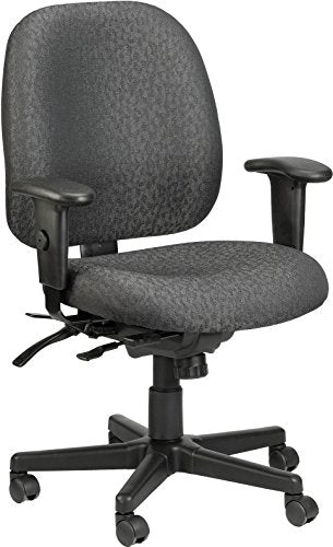 Navy Tilt Tension Control Fabric Chair By Homeroots | Office Chairs | Modishstore - 11
