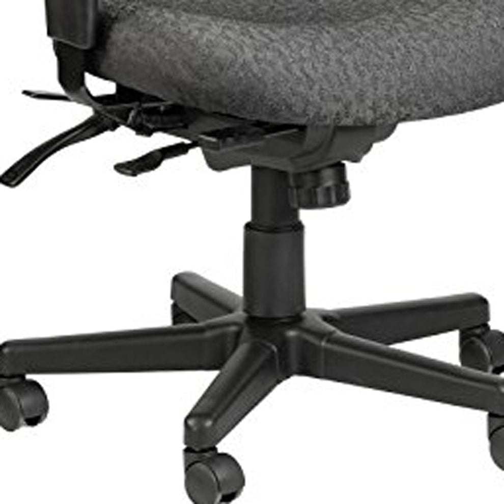 Navy Tilt Tension Control Fabric Chair By Homeroots | Office Chairs | Modishstore - 14