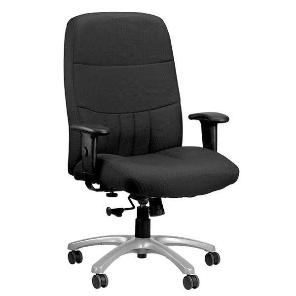 Black Fabric Chair By Homeroots - 372345 | Office Chairs | Modishstore