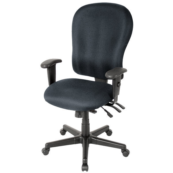 Navy Fabric Chair By Homeroots - 372354 | Office Chairs | Modishstore - 14