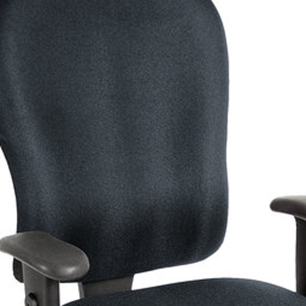 Navy Fabric Chair By Homeroots - 372354 | Office Chairs | Modishstore - 16