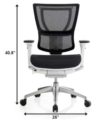 Black Mesh Tilt Tension Control Chair By Homeroots | Office Chairs | Modishstore - 7
