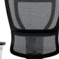 Black Mesh Tilt Tension Control Chair By Homeroots | Office Chairs | Modishstore - 8