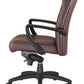 Black Leather Chair By Homeroots - 372375 | Office Chairs | Modishstore - 8