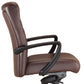 Black Leather Chair By Homeroots - 372375 | Office Chairs | Modishstore - 9