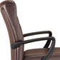 Black Leather Chair By Homeroots - 372375 | Office Chairs | Modishstore - 10