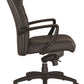 Black Leather Chair By Homeroots - 372378 | Office Chairs | Modishstore