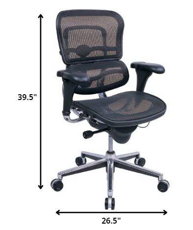 Plum Red Mesh Chair By Homeroots - 372398 | Office Chairs | Modishstore - 22