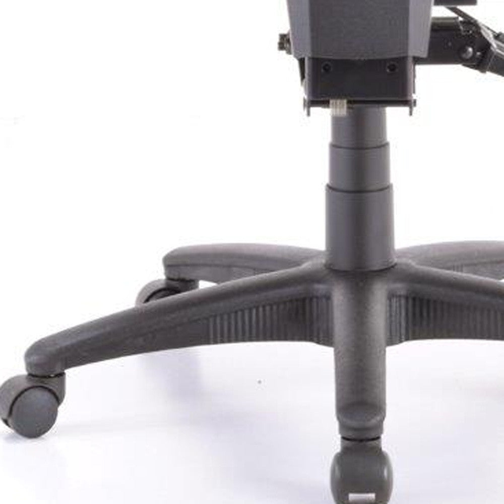 Black Mesh Fabric Chair By Homeroots - 372409 | Office Chairs | Modishstore - 5