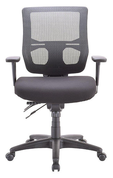Black Mesh Fabric Chair By Homeroots - 372409 | Office Chairs | Modishstore