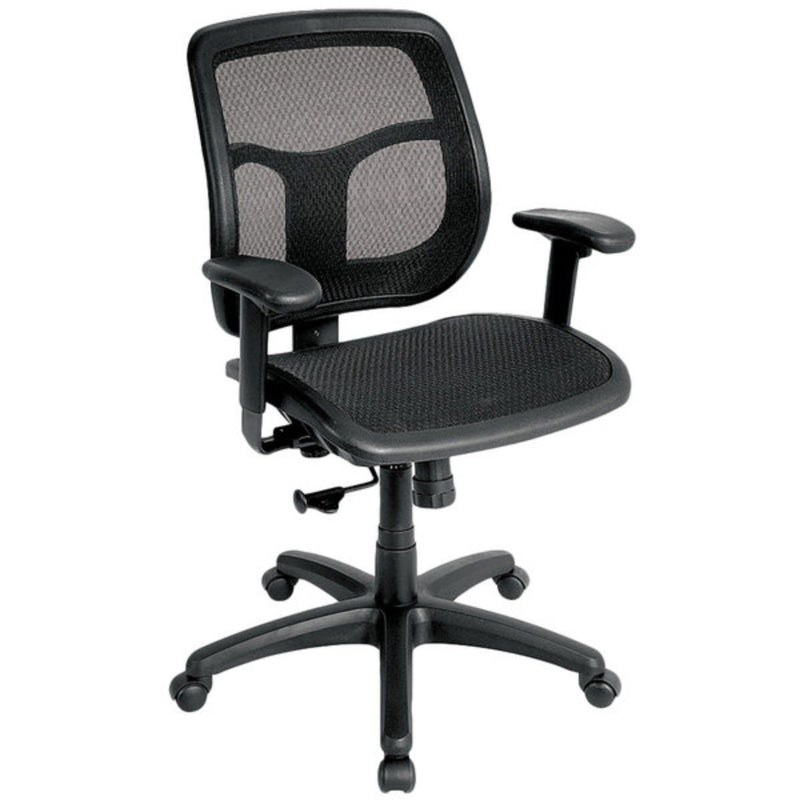 Black Mesh Chair By Homeroots - 372417 | Office Chairs | Modishstore