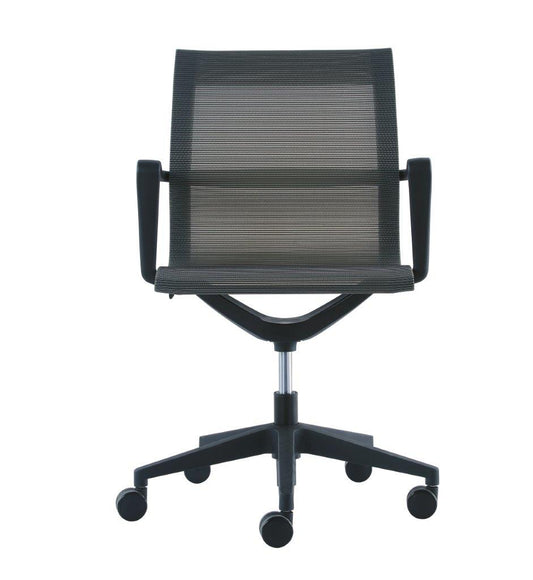 Charcoal Mesh Fle Tilt Chair By Homeroots | Office Chairs | Modishstore