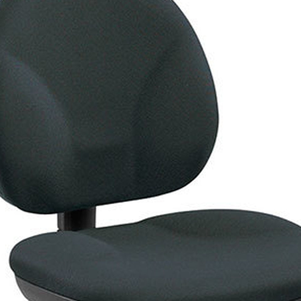 Ebony Fabric Chair By Homeroots | Office Chairs | Modishstore - 3