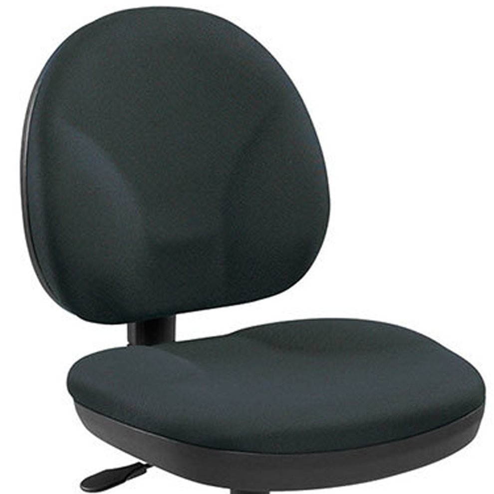 Ebony Fabric Chair By Homeroots | Office Chairs | Modishstore - 4