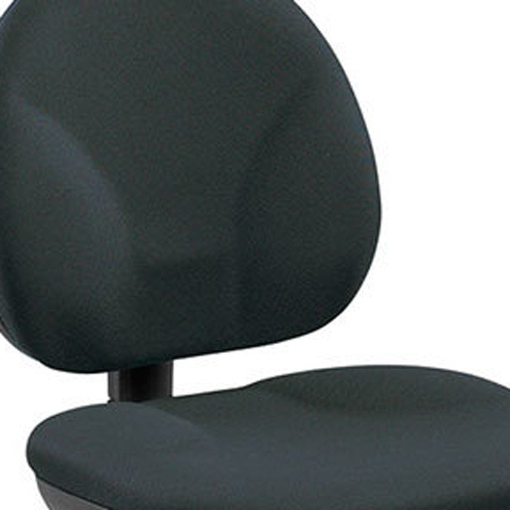 Ebony Fabric Chair By Homeroots | Office Chairs | Modishstore - 5