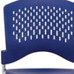 Set of 4 Navy Professional Plastic Guest Chairs By Homeroots | Office Chairs | Modishstore - 5