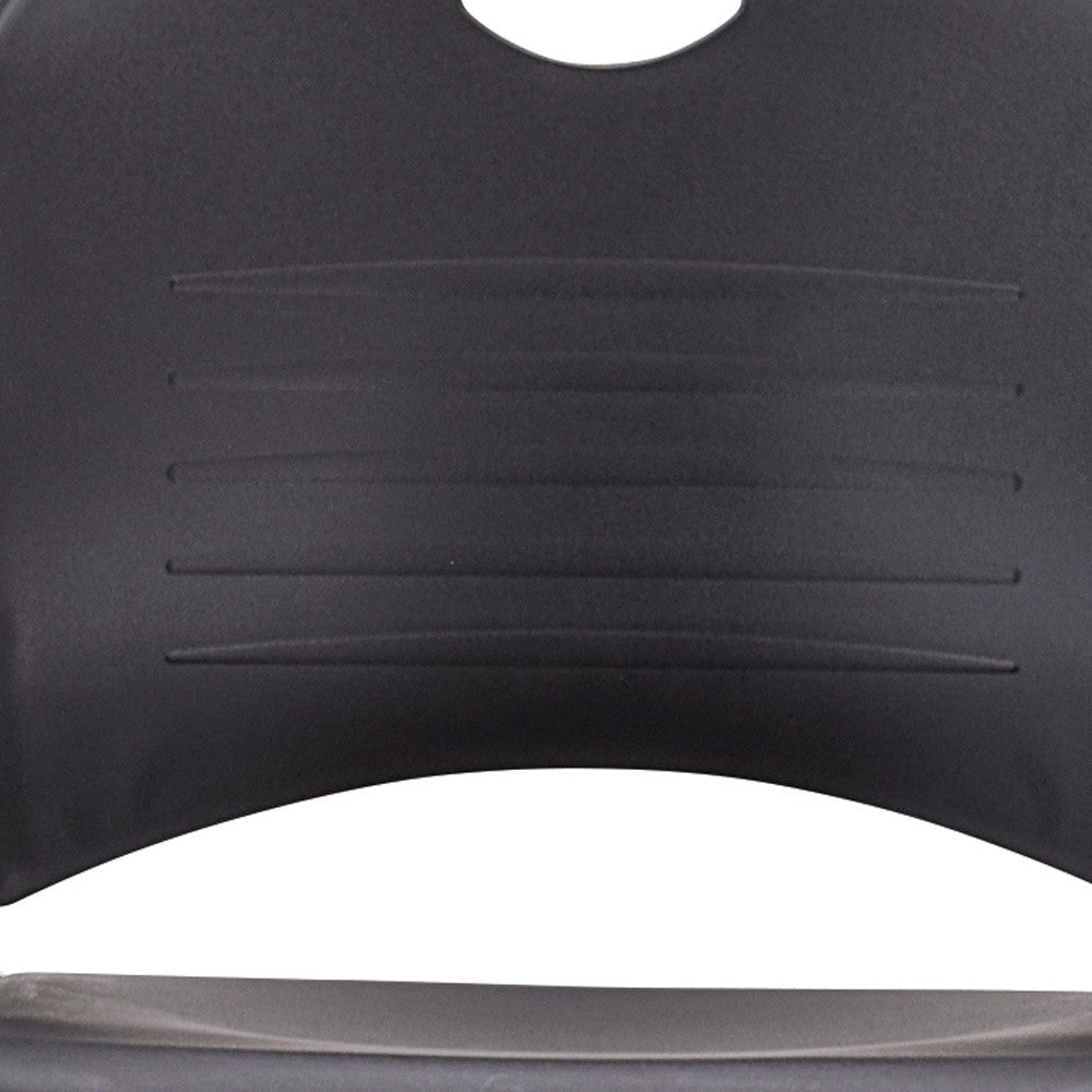 Professional Grade Set of 4 Black Plastic Guest Chairs By Homeroots | Office Chairs | Modishstore - 5