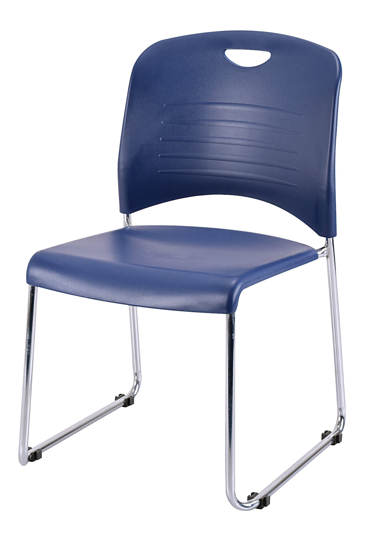 Professional Grade Set of 4 Black Plastic Guest Chairs By Homeroots | Office Chairs | Modishstore - 8