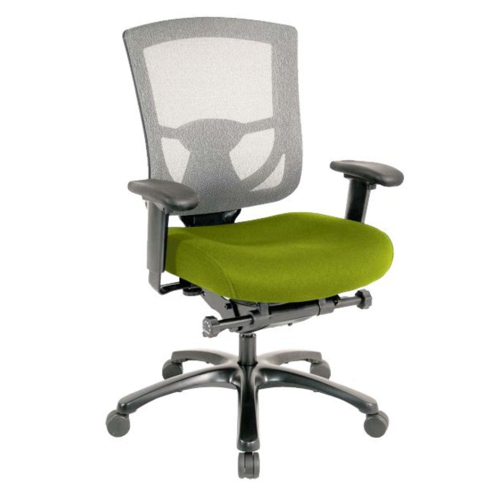 Grey Mesh / Fabric Chair By Homeroots | Office Chairs | Modishstore - 15