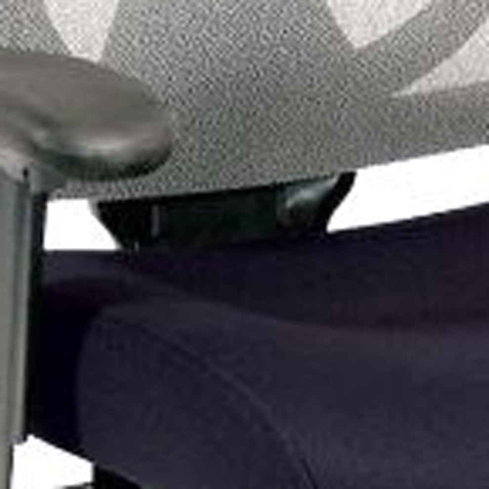 Grey Mesh / Fabric Chair By Homeroots | Office Chairs | Modishstore - 25