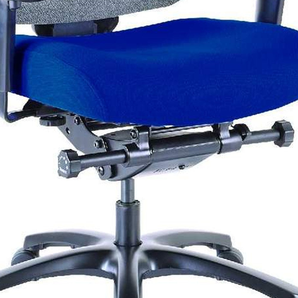 Grey Mesh / Fabric Chair By Homeroots | Office Chairs | Modishstore - 35