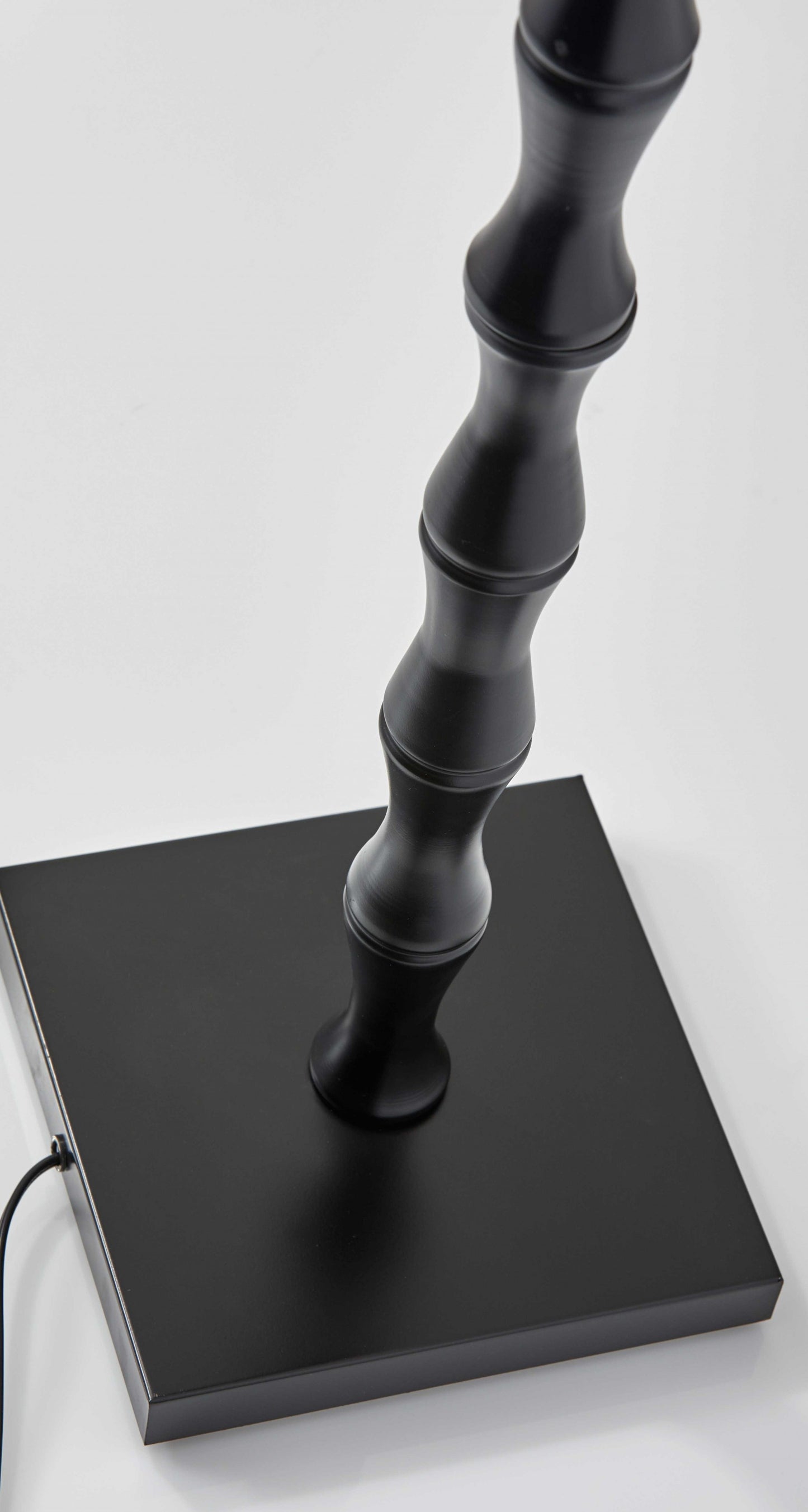 Floor Lamp Black Metal Textured Pole By Homeroots | Floor Lamps | Modishstore - 2