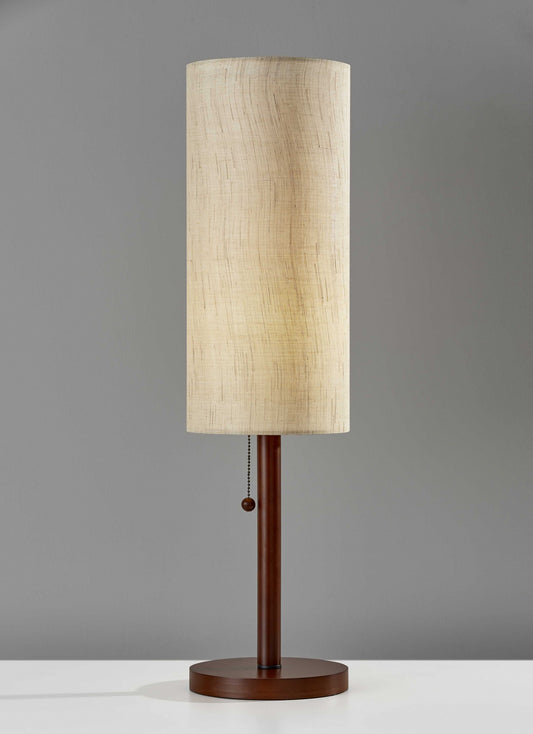 Slim Silhouette Walnut Wood Table Lamp By Homeroots | Table Lamps | Modishstore