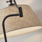 Dark Bronze Metal Floor Lamp with Adjustable Swing Arm By Homeroots | Floor Lamps | Modishstore - 2