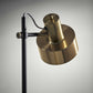 Matte Black Pole with Adjustable Jumbo Antique Brass Metal Shade Retro Desk Lamp By Homeroots | Desk Lamps | Modishstore - 4