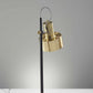 Matte Black Pole with Adjustable Jumbo Antique Brass Metal Shade Retro Desk Lamp By Homeroots | Desk Lamps | Modishstore - 5