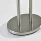 Brushed Steel Dual Pole Metal Table Lamp By Homeroots | Table Lamps | Modishstore - 6