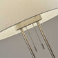 Dual Pole Floor Lamp in Brushed Steel Metal By Homeroots | Floor Lamps | Modishstore - 3