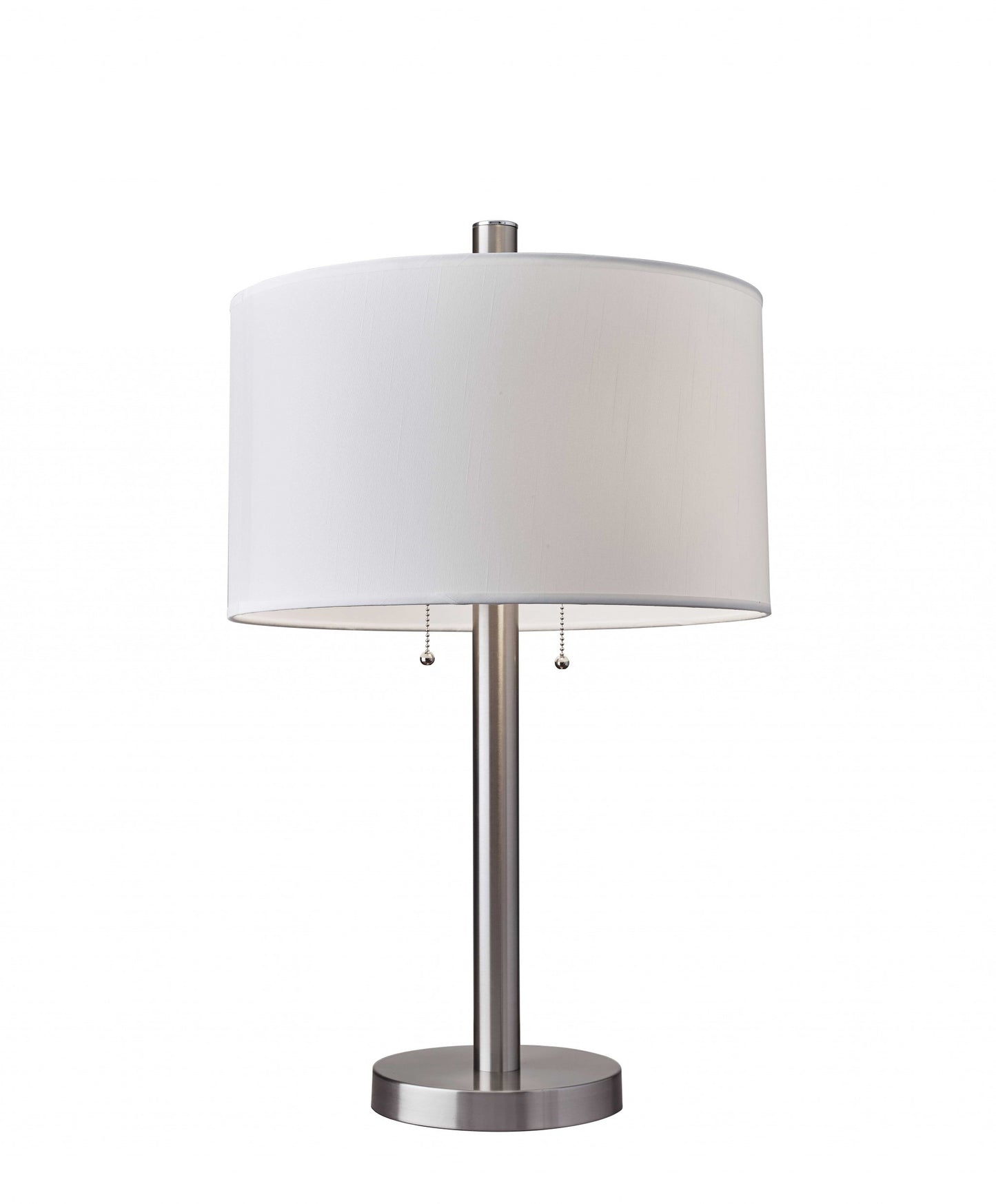 Classic Brushed Steel Metal Table Lamp By Homeroots | Table Lamps | Modishstore