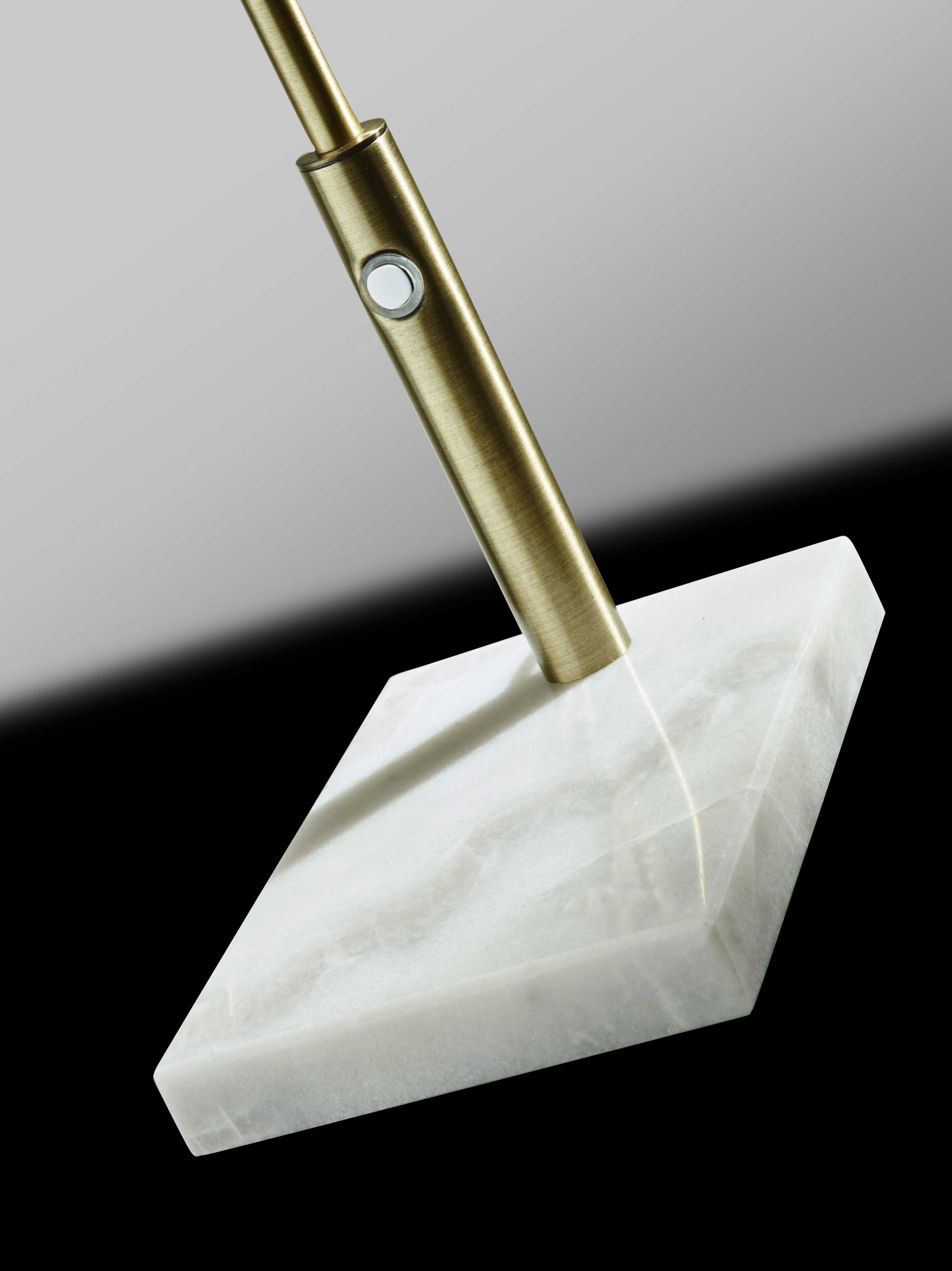 Sleek Brass Metal Adjustable and Dimmable LED Desk Lamp By Homeroots | Desk Lamps | Modishstore - 3