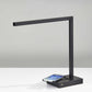 Slender Bar Black Metal LED Charging Desk Light By Homeroots | Table Lamps | Modishstore
