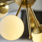 Orbital Sphere Brass LED Table Lamp By Homeroots | Table Lamps | Modishstore - 2