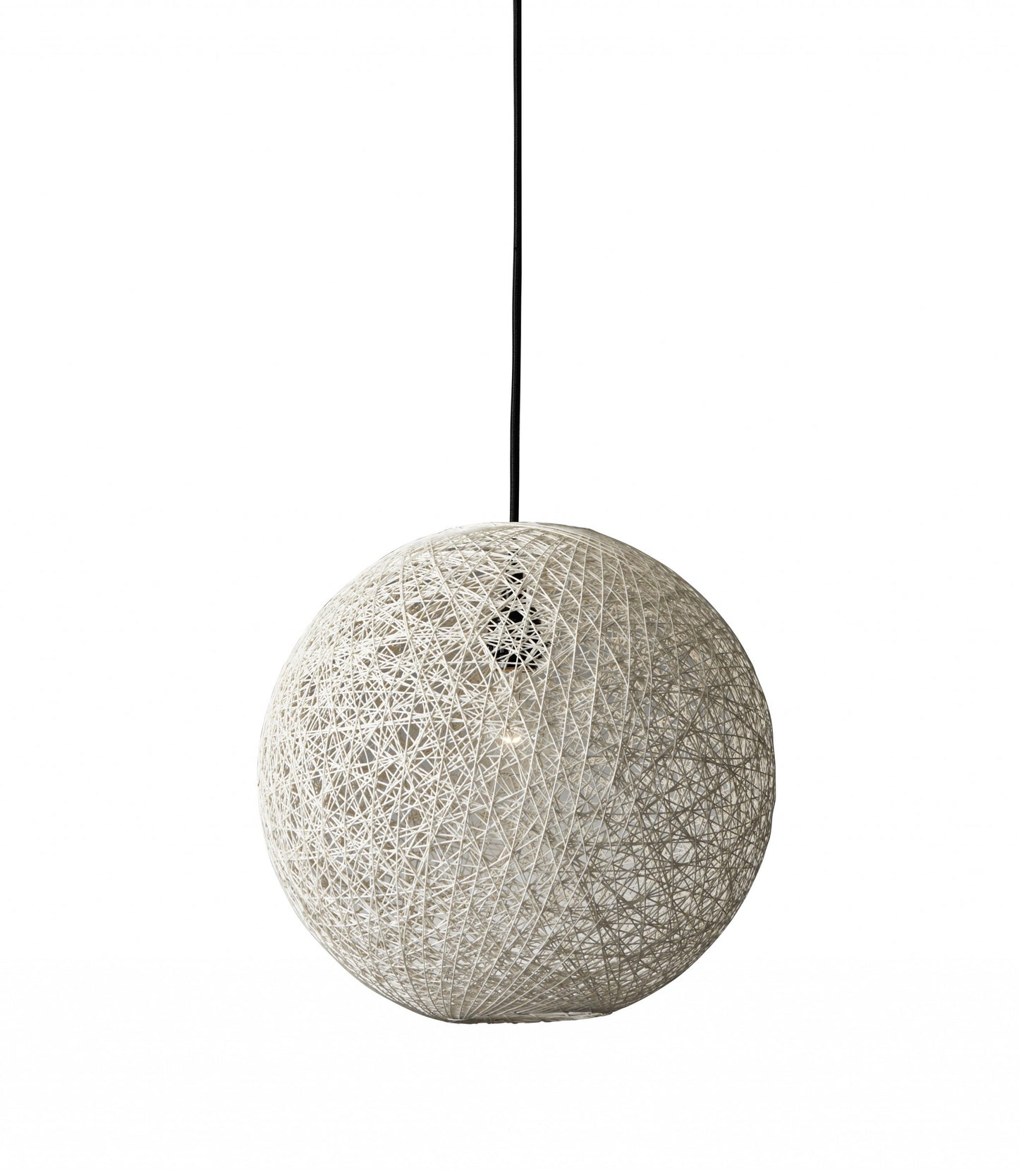 Groovy Rattan String Shade Large Pendant Light By Homeroots | Pendant Lamps | Modishstore - 2