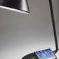 Asymmetrical Diabolo Black Metal Desk Lamp By Homeroots | Desk Lamps | Modishstore - 2