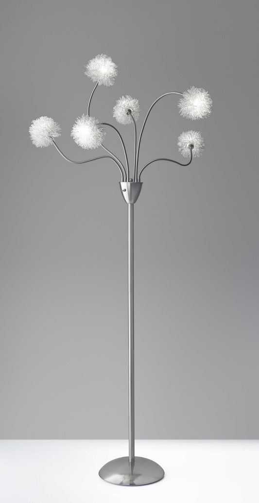Aluminum Dandelion Floor Lamp By Homeroots | Floor Lamps | Modishstore