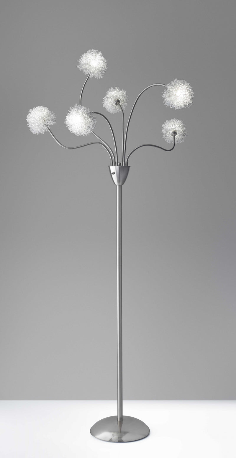 Aluminum Dandelion Floor Lamp By Homeroots | Floor Lamps | Modishstore