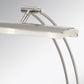 Wide Angle Adjustable Brushed Steel Metal LED Desk Lamp By Homeroots | Desk Lamps | Modishstore - 2