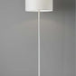 White on White Metal Floor Lamp By Homeroots | Floor Lamps | Modishstore