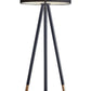 Tripod Floor Lamp Urban Mixed Metal and Wood By Homeroots | Floor Lamps | Modishstore - 2
