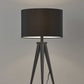 Treble Black Metal Table Lamp By Homeroots | Table Lamps | Modishstore